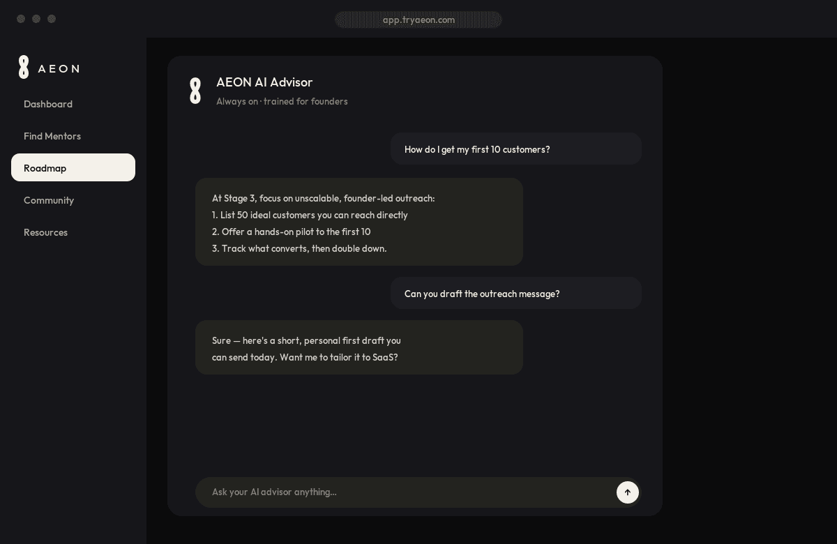 Your 24/7 AI advisor